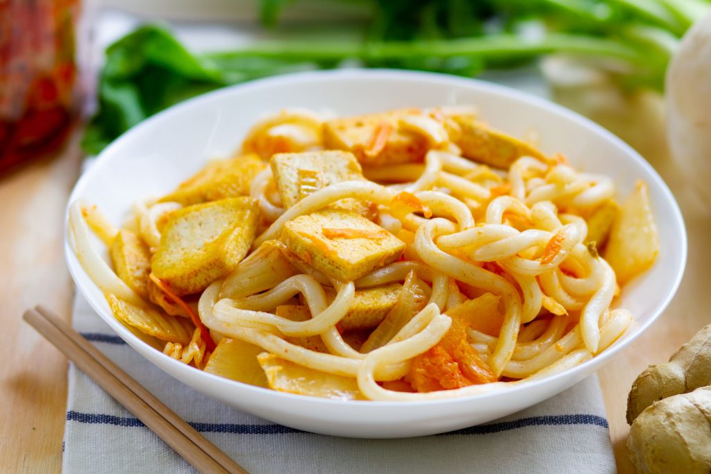 Danie z kimchi