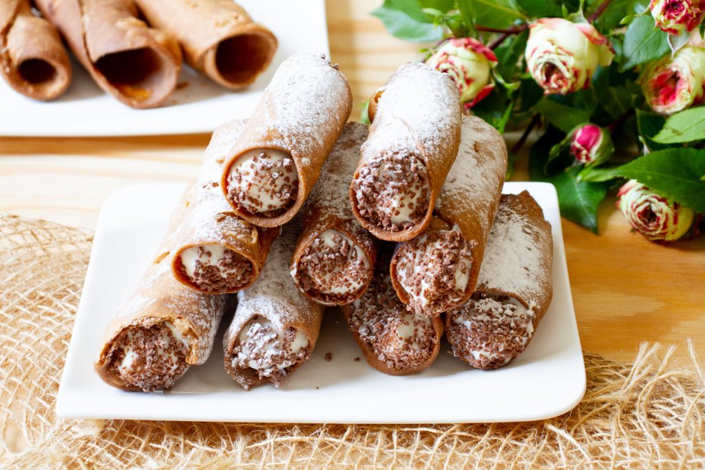 Sycylijskie cannoli z ricottą